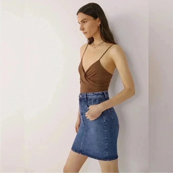 Favorite Daughter The Jordie Pencil Skirt in Iris - Picture 2 of 8